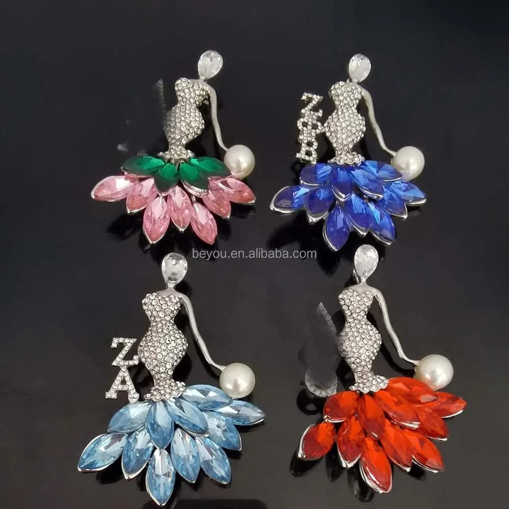 Fashion New Customized Clothing Sorority Pearl Brooch Graduation Gift Pearl SPR24 SPRING 24 Lapel Pin