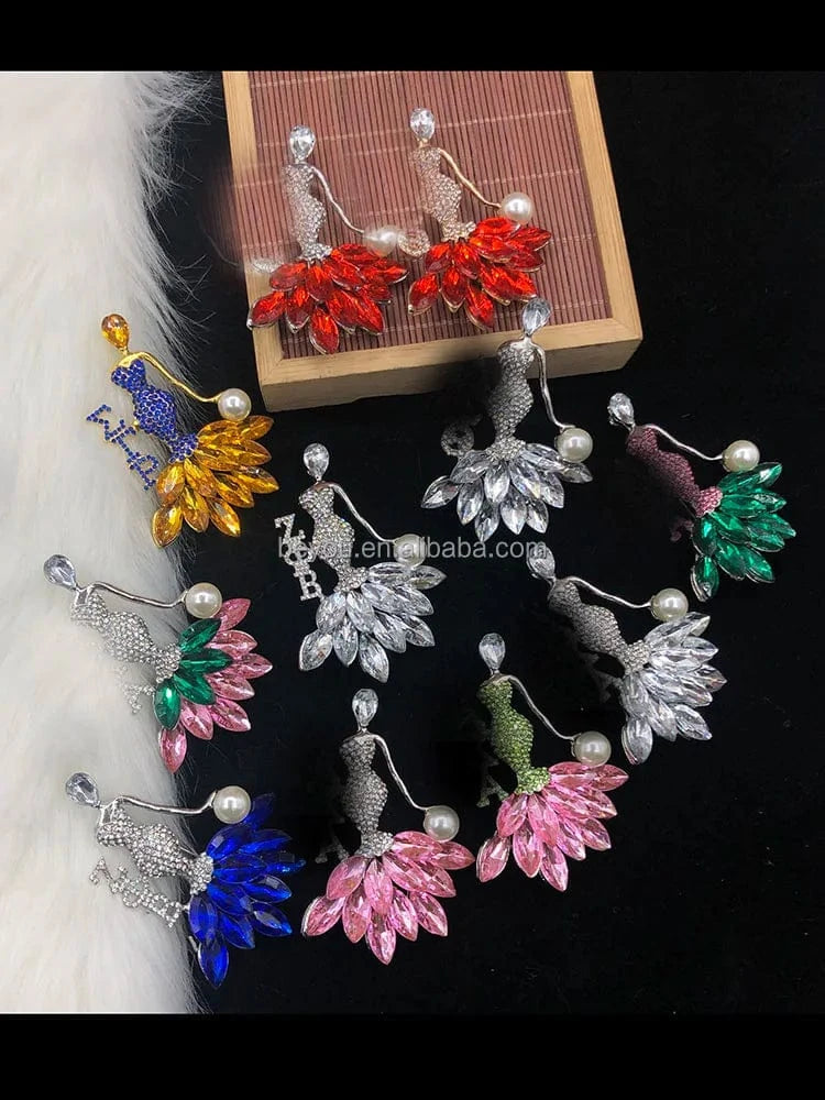 Fashion New Customized Clothing Sorority Pearl Brooch Graduation Gift Pearl SPR24 SPRING 24 Lapel Pin