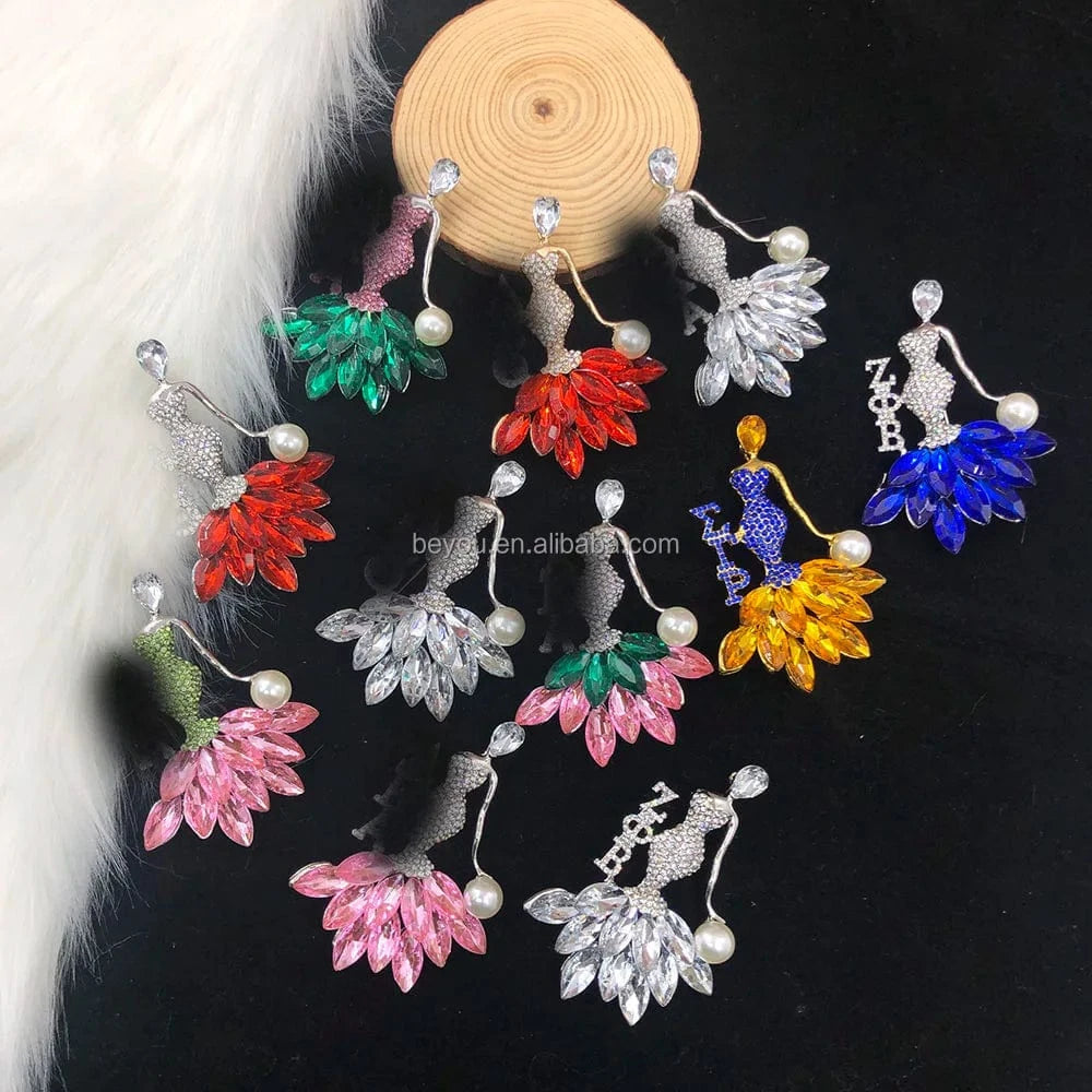 Fashion New Customized Clothing Sorority Pearl Brooch Graduation Gift Pearl SPR24 SPRING 24 Lapel Pin