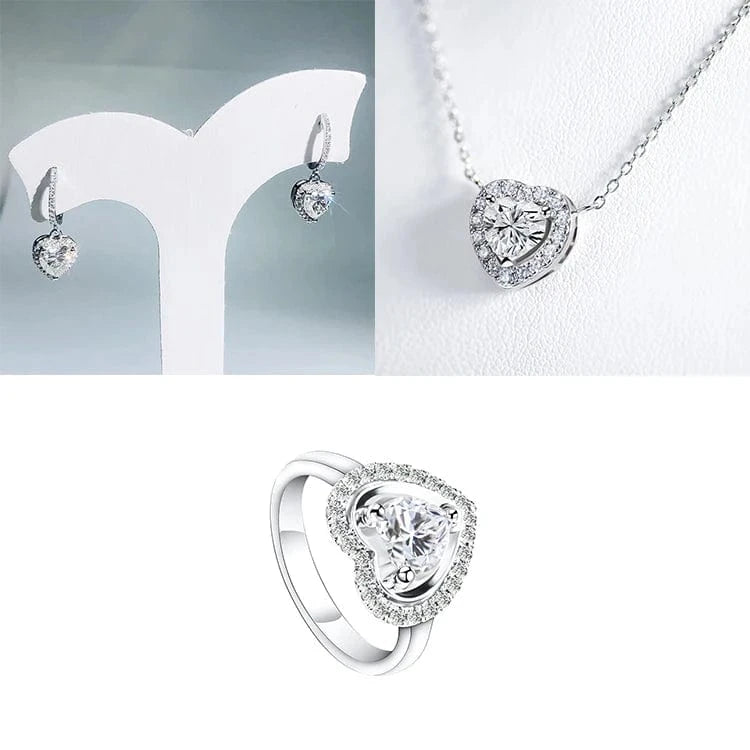 Fashion / open adjustalbe / White Chain Jewelry Necklace Fashion Wedding Accessories Jewelry Set AAA Cubic Zirconia Women Gift Gold Zircon