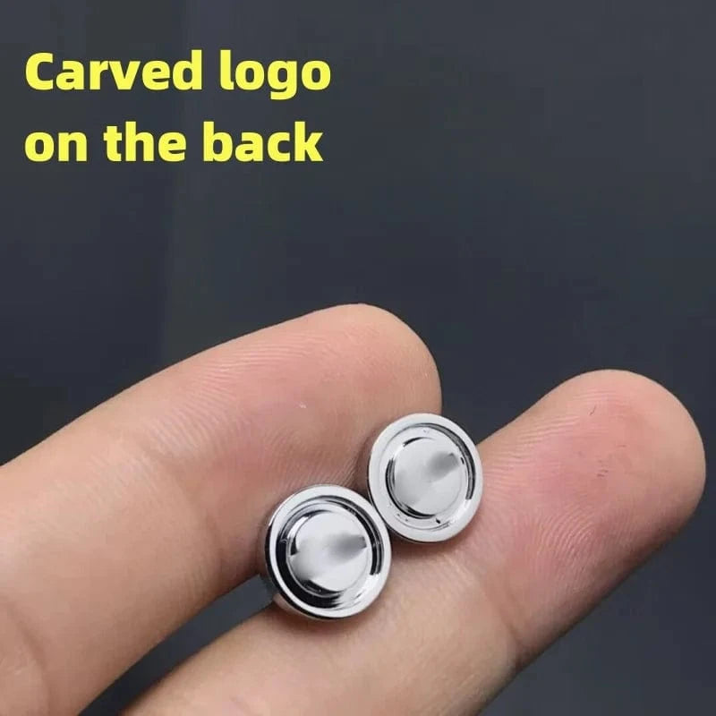 Fashion simple love series earrings European and American style hip hop stainless steel couple earrings jewelry