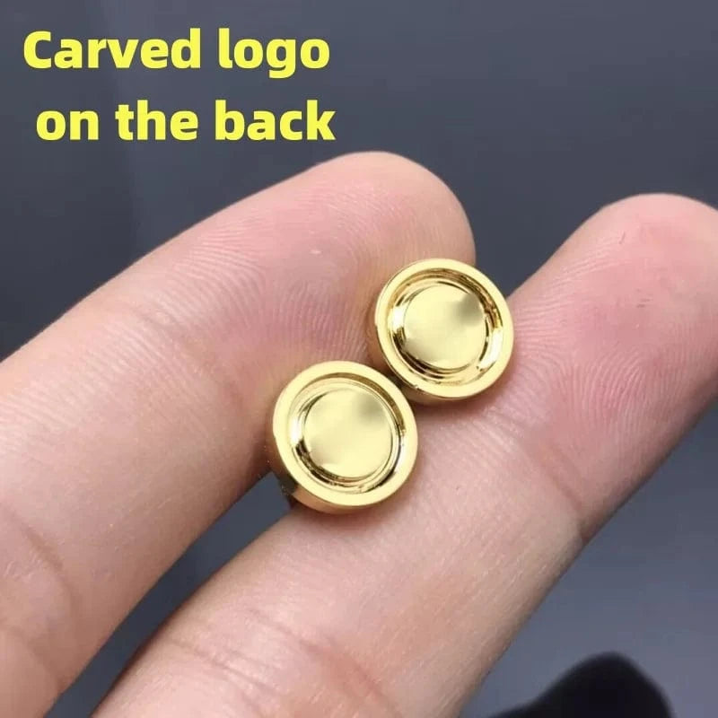 Fashion simple love series earrings European and American style hip hop stainless steel couple earrings jewelry