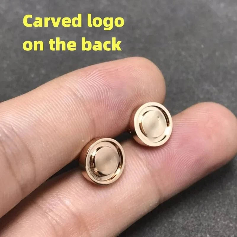 Fashion simple love series earrings European and American style hip hop stainless steel couple earrings jewelry