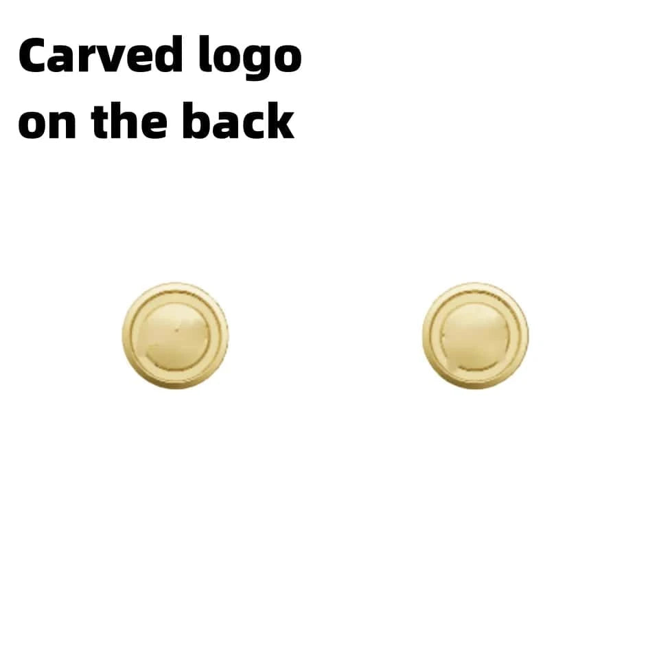 Fashion simple love series earrings European and American style hip hop stainless steel couple earrings jewelry