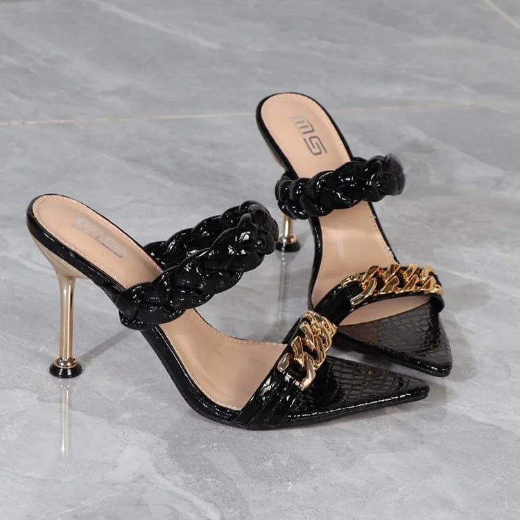 Fashion Summer High Heel Women Designer Ladies Slippers Other Heeled Trendy Shoes Sandals For Women And Ladies 2022 female