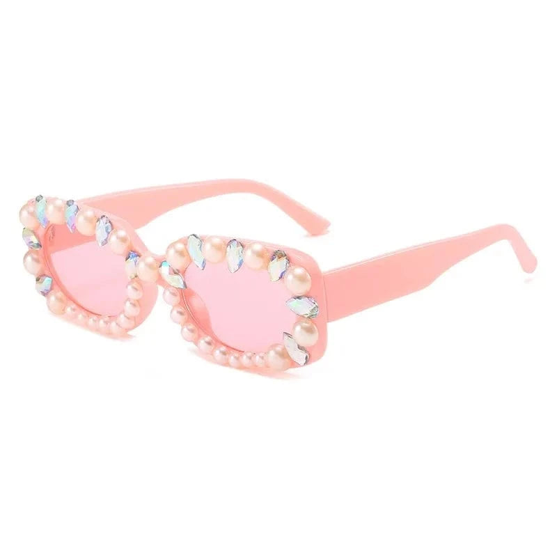 Fashion sunglasses / C2 LvCong New designer sunglasses uv protection full frame plastic diamond small square frame women sunglasses for show