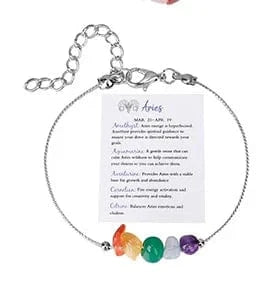 Fashionable Crystal Bracelet Canonical Link Chain Bracelet New 12 Constellations Zodiac Sign Charm Bracelet Women Jewelry