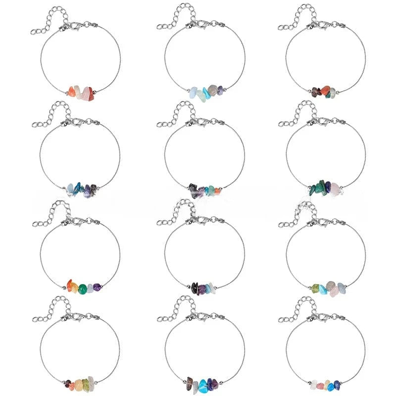 Fashionable Crystal Bracelet Canonical Link Chain Bracelet New 12 Constellations Zodiac Sign Charm Bracelet Women Jewelry