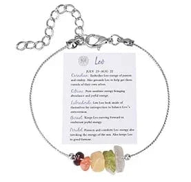 Fashionable Crystal Bracelet Canonical Link Chain Bracelet New 12 Constellations Zodiac Sign Charm Bracelet Women Jewelry