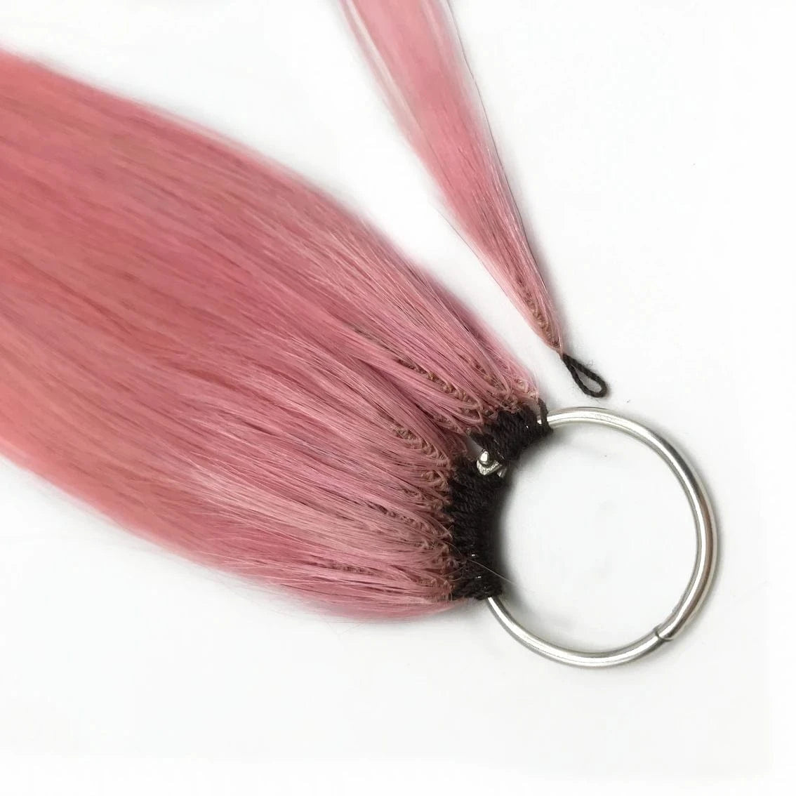 fashionable Summer hot sell colourful colours large stock quickly send no MOQ invisible big circle remy feather hair extension