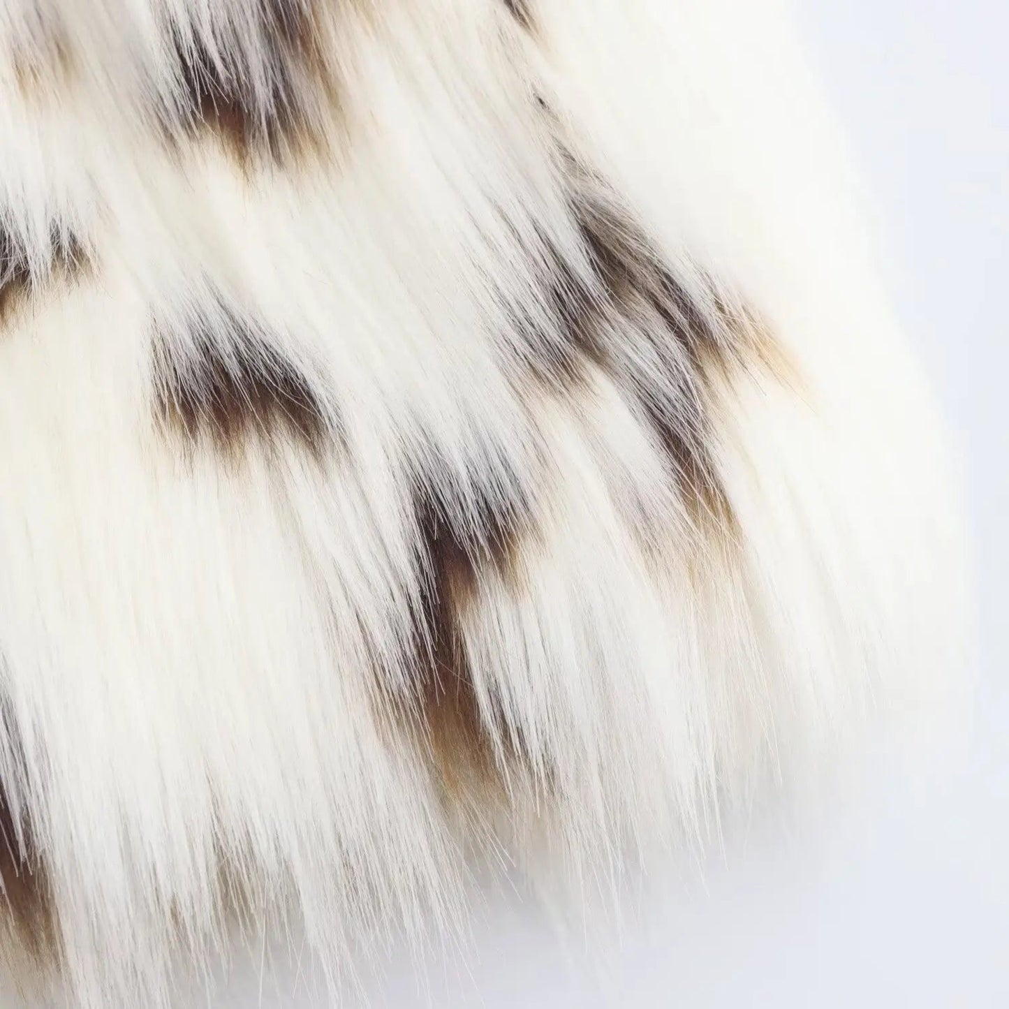 Faux Fur Coat For Women - Leopard Print Plush Lining - Streetwear Autumn Winter Trend - SN Wigs & More