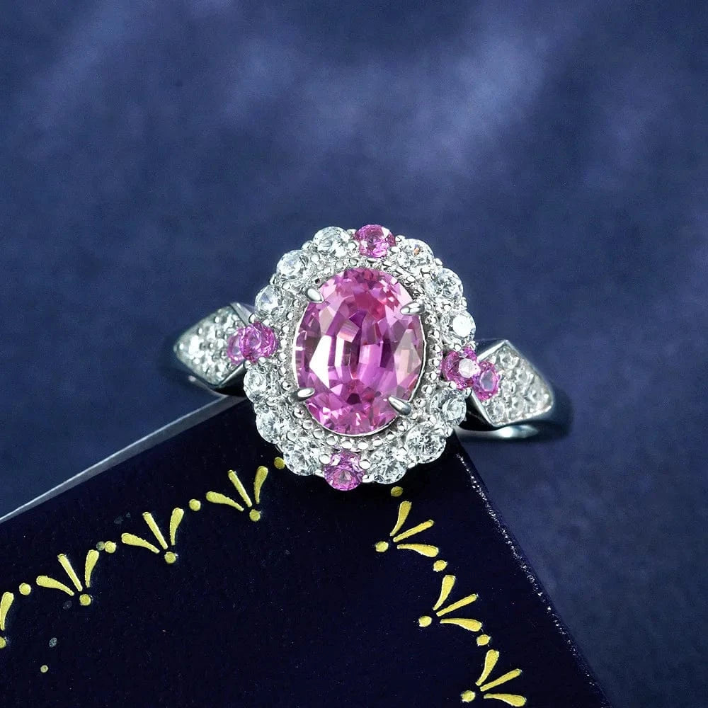 Fine jewelry rings 8A cubic zirconia S925 sterling silver ring engagement wedding rings jewelry for women