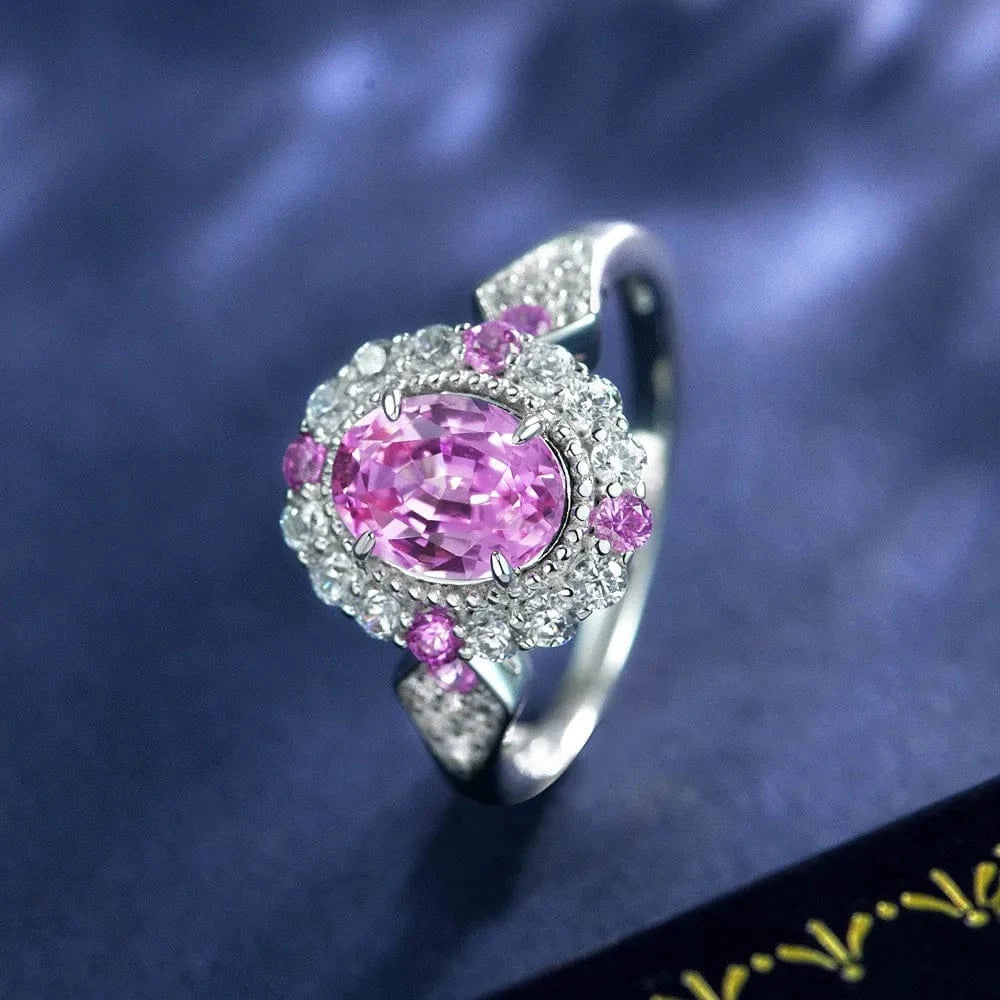 Fine jewelry rings 8A cubic zirconia S925 sterling silver ring engagement wedding rings jewelry for women