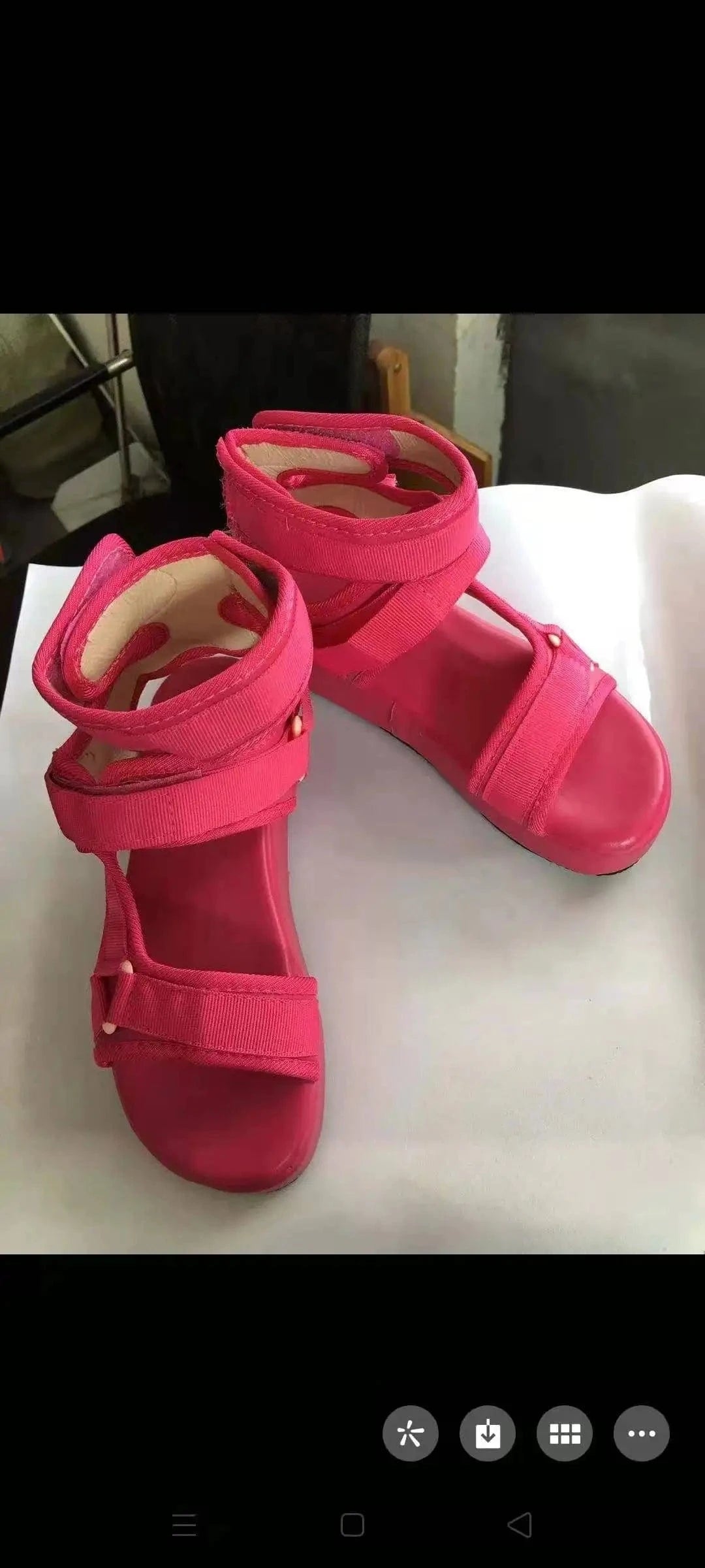 Flat Platform Candy color  OEM China factory summer outdoor ladies pink sandals women shoes