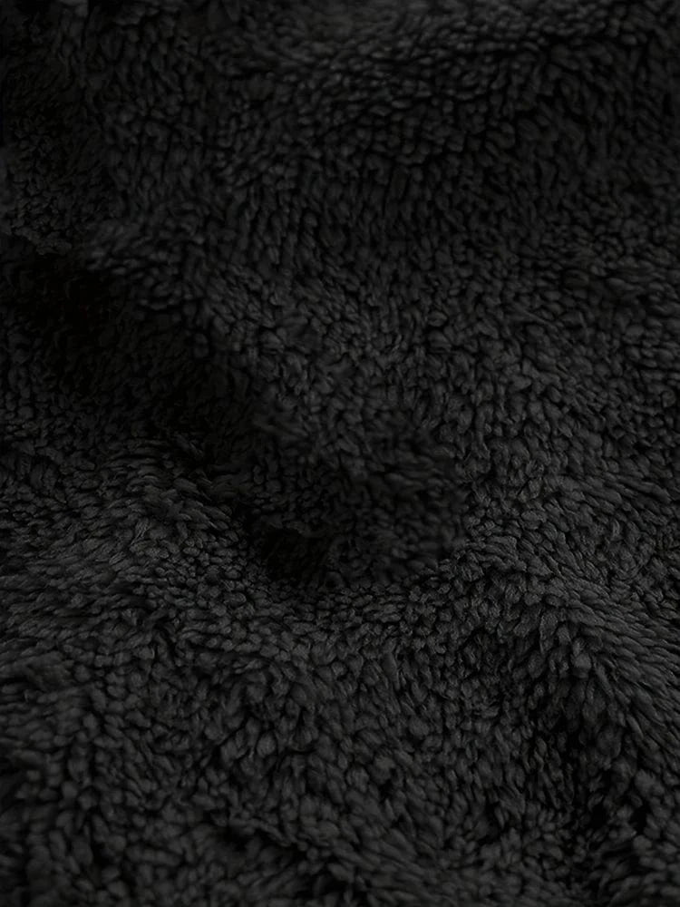 Fleece Solid Colour Hoodie Casual Long-Sleeved Hooded Sweatshirt Women's Autumn And Winter New Models 2024 Warm Solid Colour