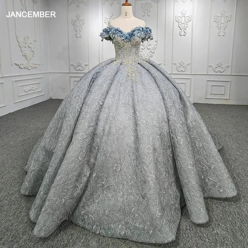 Flower Sweetheart Elegant Evening Dresses High Quality Jancember 9950