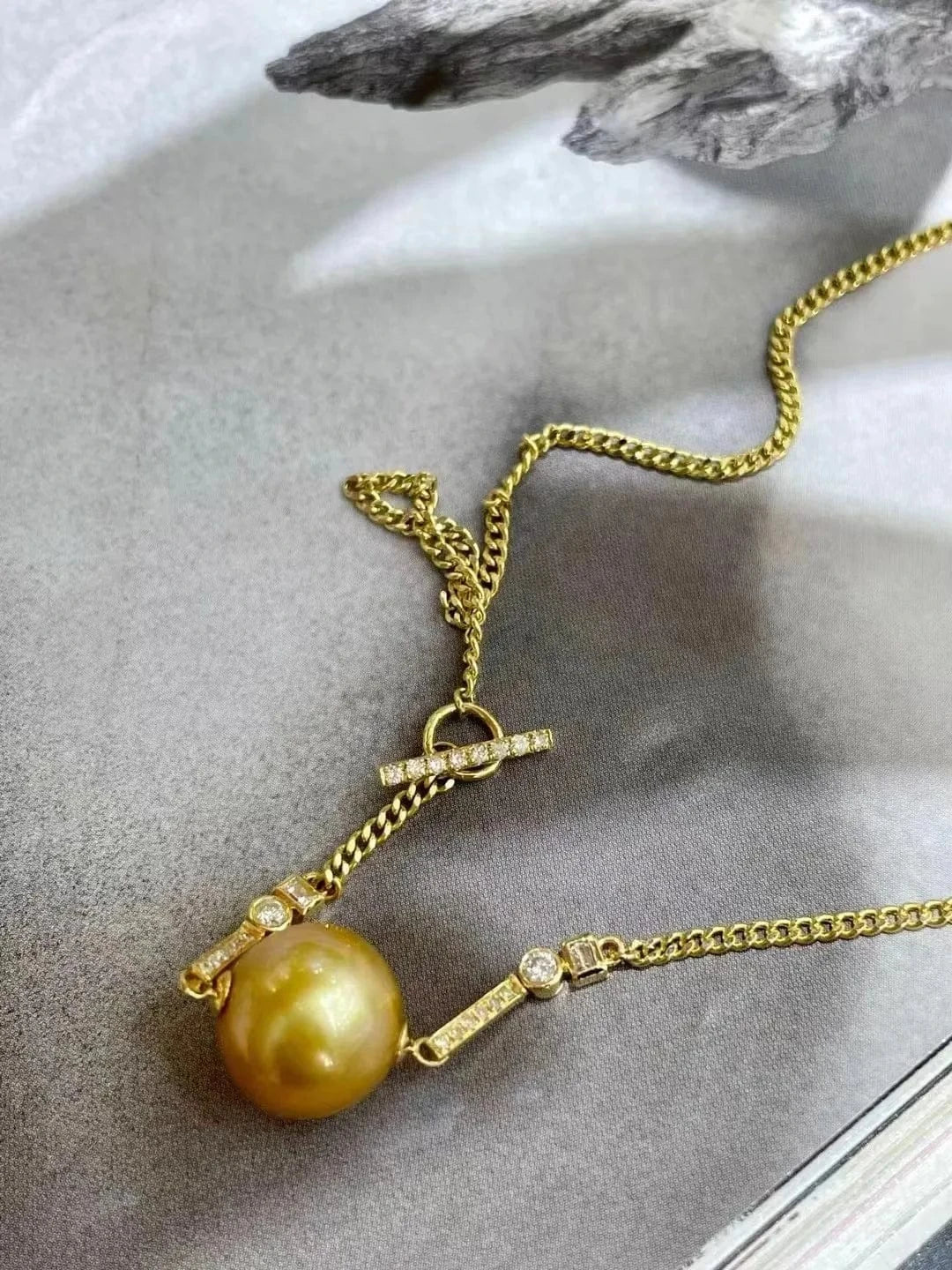 Flowers / seawater pearl zircon gold cuban pendant statement 925 sterling silver diamond couple chain gold necklaces pearl necklace