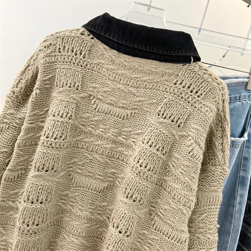 Free / 001 2024 Spring New arrival Ladies v-neck bow cardigan long sleeve sweater tops women sweater jumper