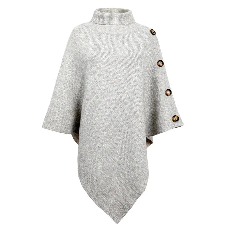 Free / 4 Casual Design Shawl Cloak Women Sweater Solid Color Knitted Shirt Jacket Lady Winter Clothing
