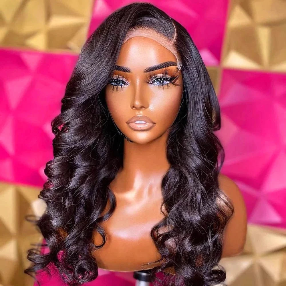 Full Cuticle Aligned Pre Plucked Curly Wave Bleached Knots Burmese Human Hair Invisible Transparent HD Lace Front Wigs