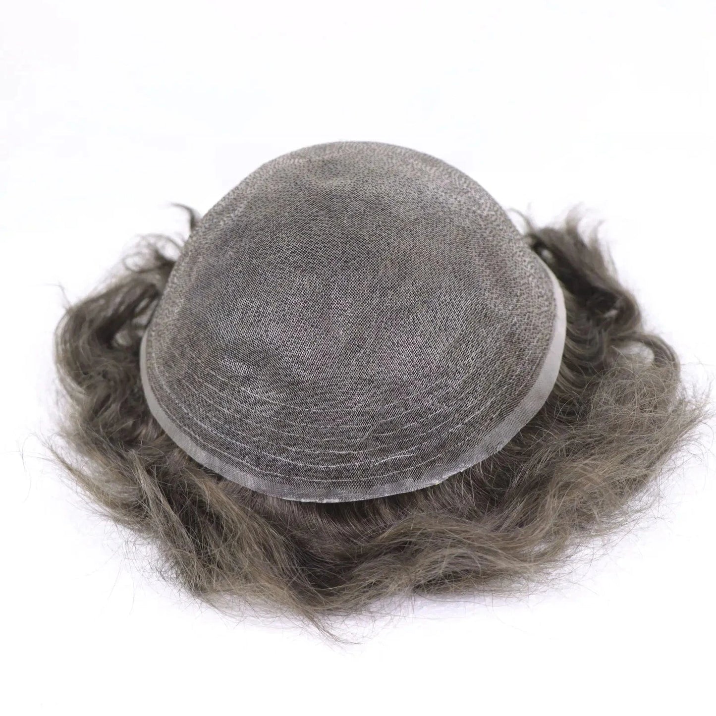 Full Mono Cap Toupee For Man Human Hair European Hair Replacement Systems Male Hair Capillary Prosthesis