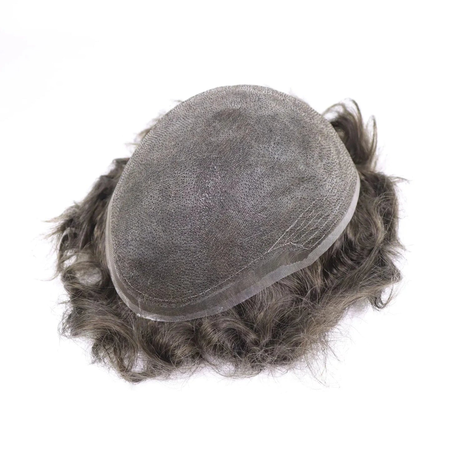 Full Mono Cap Toupee For Man Human Hair European Hair Replacement Systems Male Hair Capillary Prosthesis