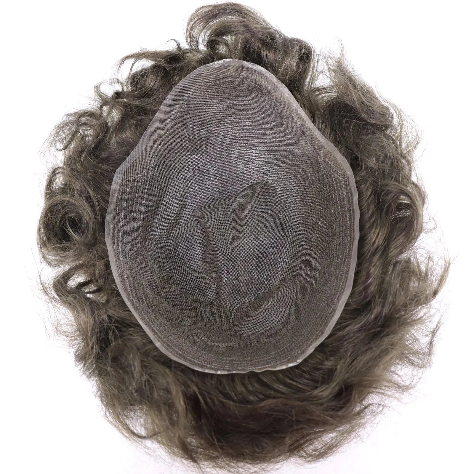 Full Mono Cap Toupee For Man Human Hair European Hair Replacement Systems Male Hair Capillary Prosthesis