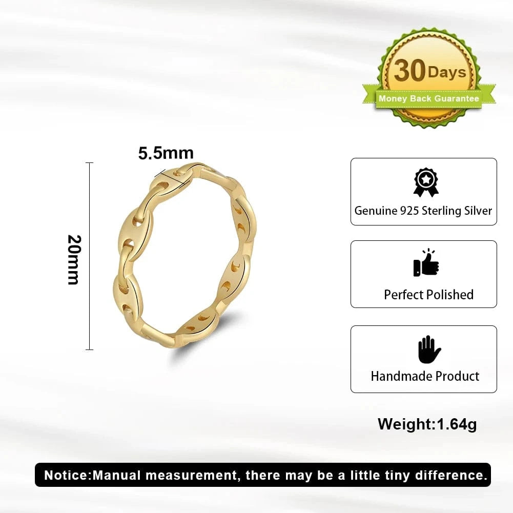 GAR03 RINNTIN Dainty Silver Stacking Rings Minimalist Stackable Bands 14K Gold Plated Thin Rings for Women