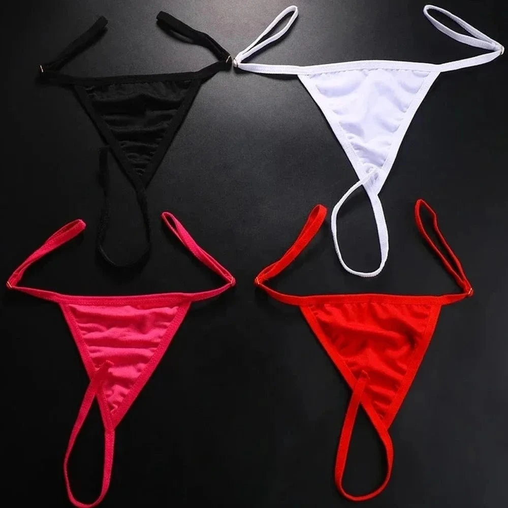 Geometric Rhinestone Underwear Body Jewelry Sexy Adjustable Crystal Water Drop Thong g-String Women