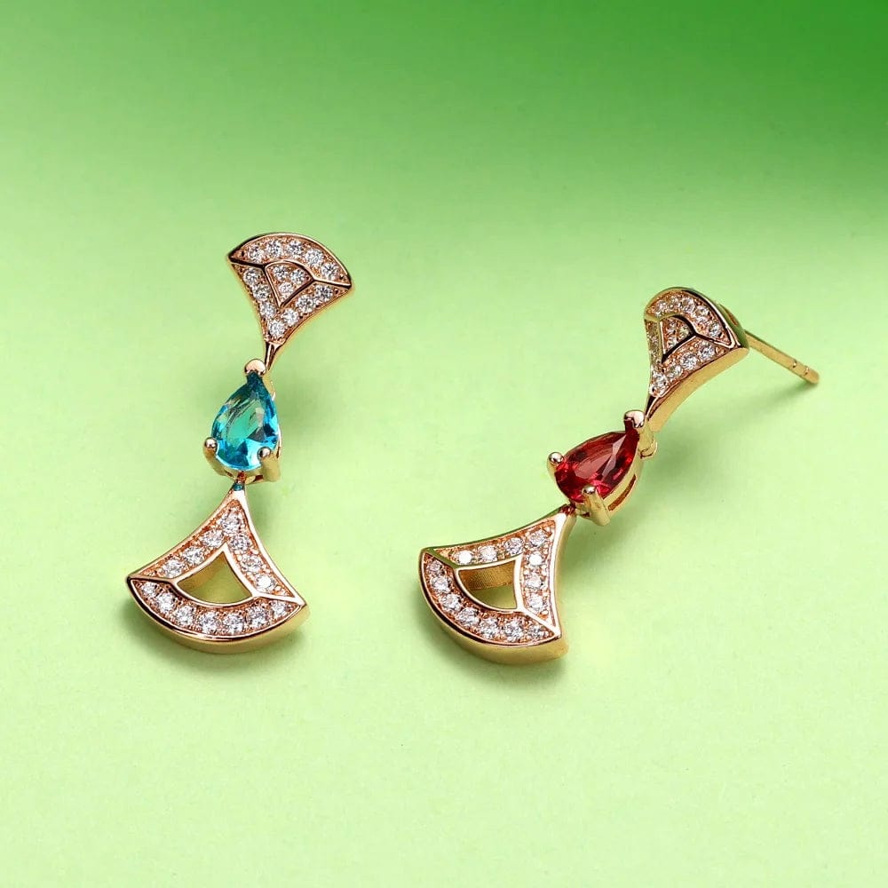 Geometry / Rose Gold Fresh And Lovely Women's Jewelry In Summer Simple Earrings Ladies Accessories Wholesale In Turkey New 2023 Accessories