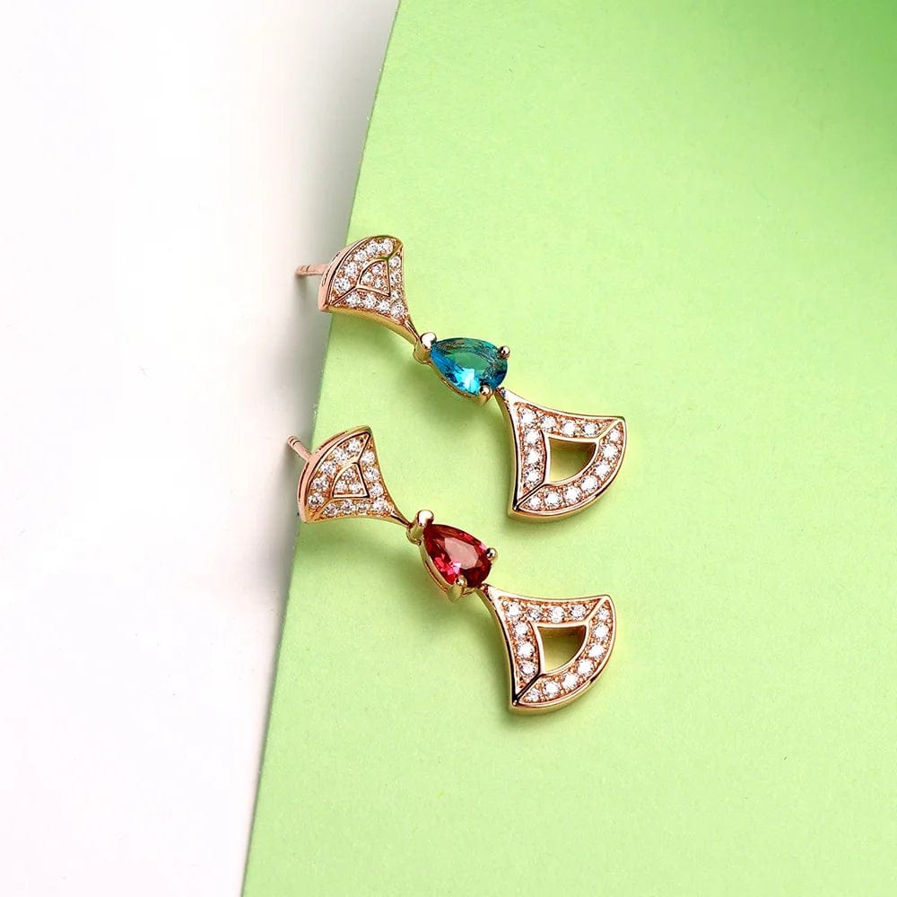 Geometry / Rose Gold Fresh And Lovely Women's Jewelry In Summer Simple Earrings Ladies Accessories Wholesale In Turkey New 2023 Accessories