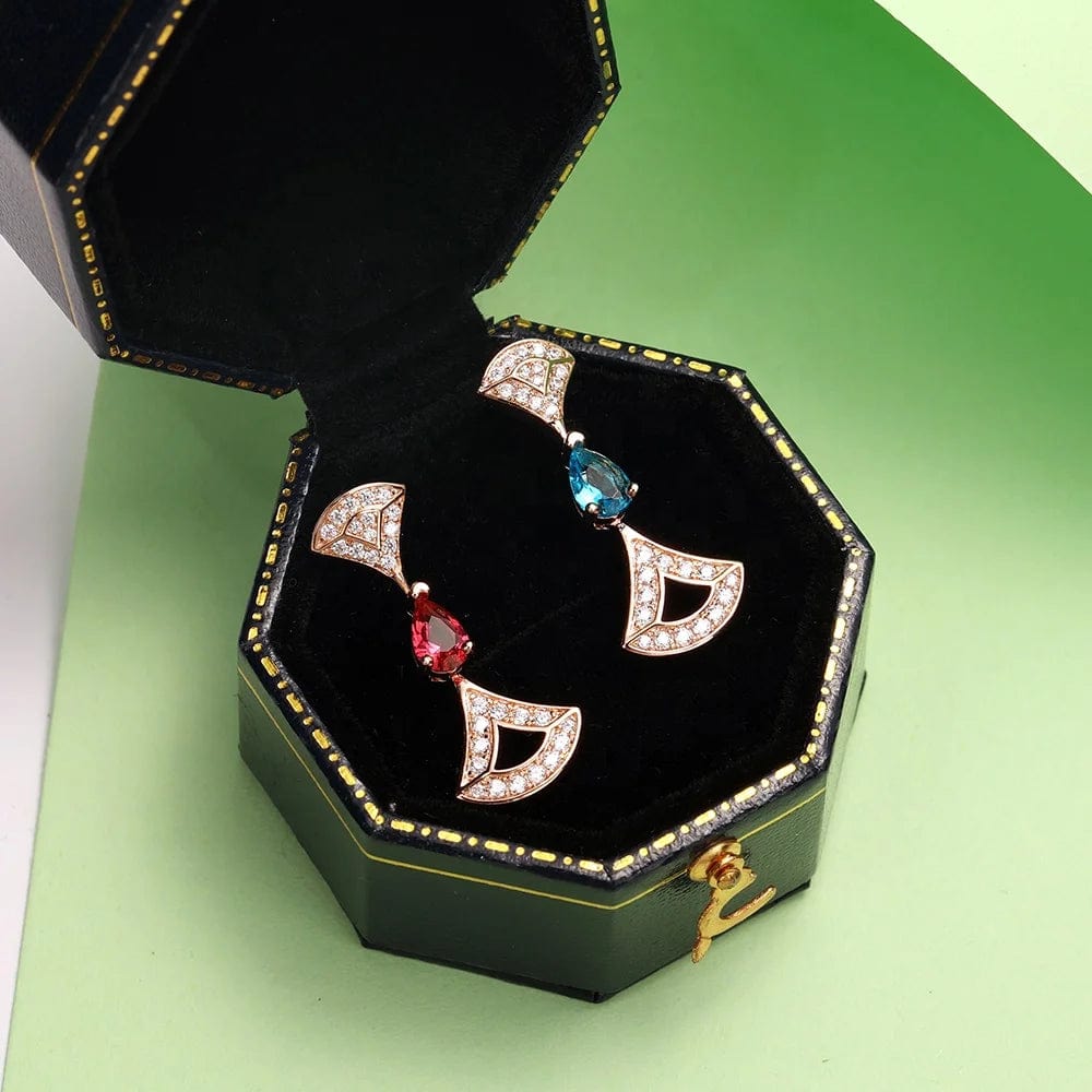 Geometry / Rose Gold Fresh And Lovely Women's Jewelry In Summer Simple Earrings Ladies Accessories Wholesale In Turkey New 2023 Accessories