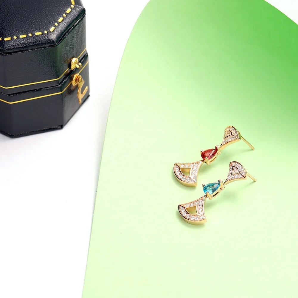 Geometry / Rose Gold Fresh And Lovely Women's Jewelry In Summer Simple Earrings Ladies Accessories Wholesale In Turkey New 2023 Accessories