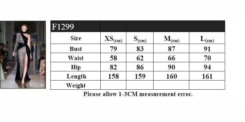 Glamorous Women's One Shoulder Black Velvet Sequin Maxi Dress High Slit a Fusion of Vintage Fashion for Red Carpet Events