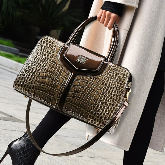 Golden 2ndr Brand Fashion Ladies Pu Leather Handbag Custom Logo Woman Bags Luxury Shoulder Tote Hand Bags