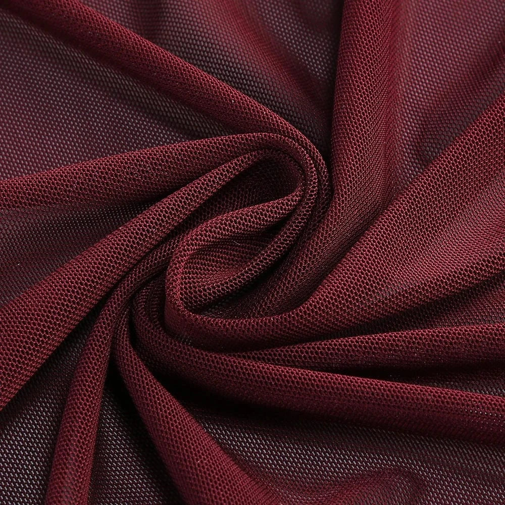 Gorgeous Burgundy Halter Mini Dress for Women 3D Rose Embellishment Flowing Chiffon Tail Sexy Elegance Temperament