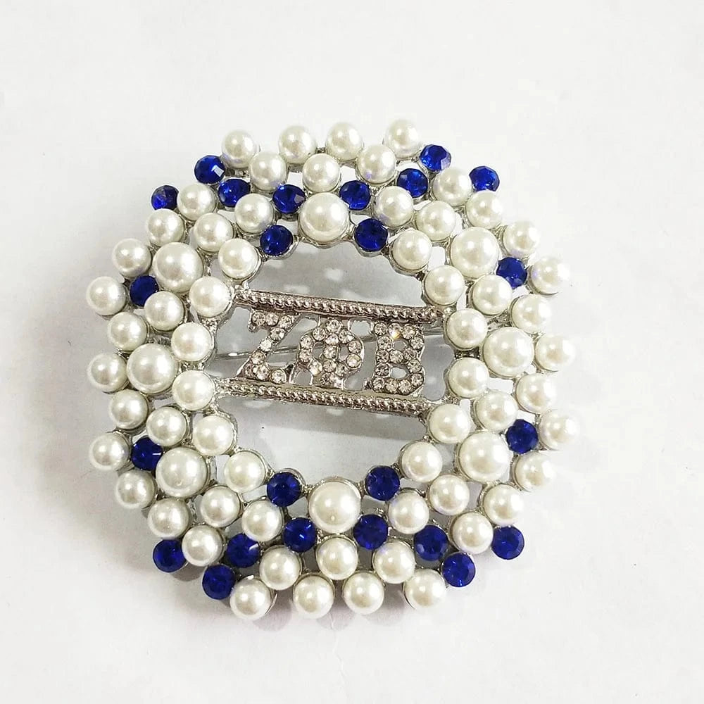Greek Letter Sorority Sigma Gamma Rho  Pearl Brooch Jewelry Finer Women Jewellery