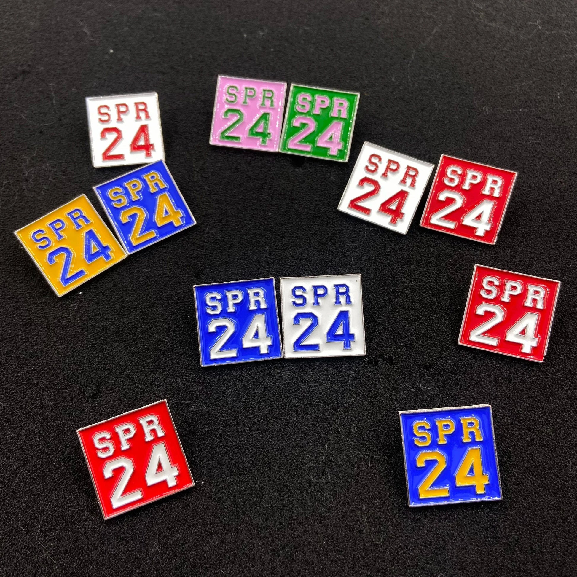 Greek Sorority Colorful SPR 24 Spring Enamel Brooches Pins Brooches Jewelry Brooch Lapel Pin Women's Jewelry