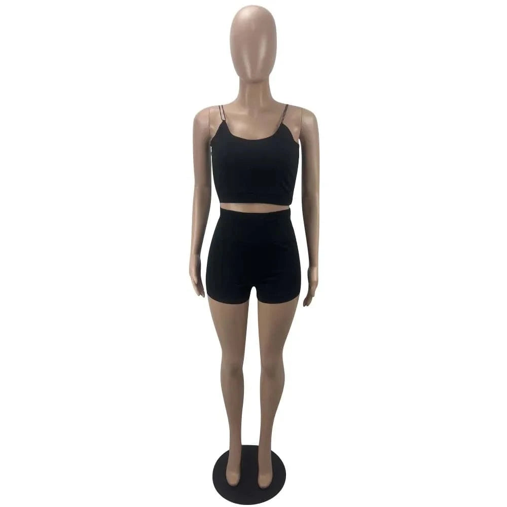 Gym Fitness 2 Piece Sets Shorts for Women Sets Ladies Shorts and Top Set Women Athletic Jogger Suit Biker Shorts Outfits