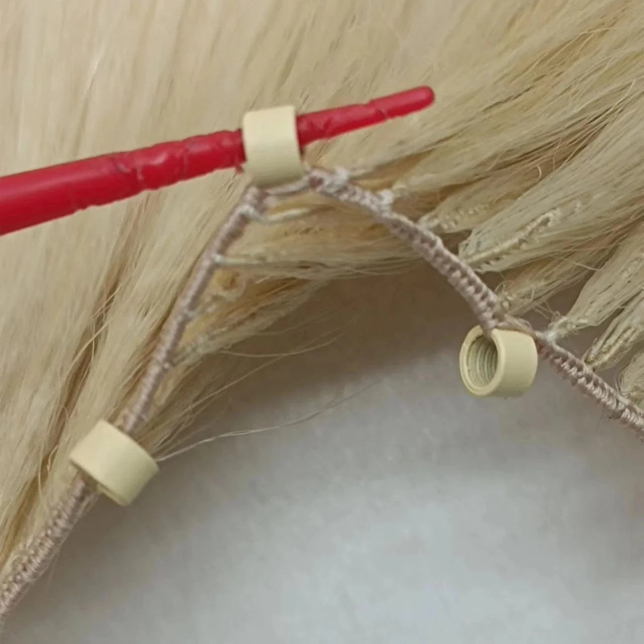 Hair Weft Thread K Tips Hair Extensions feather tip hair extensions kinky straight