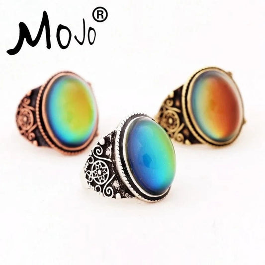 Handmade Fine Workmanship Fashion Mood Color Changing Ring for Business Gift Mood Ring