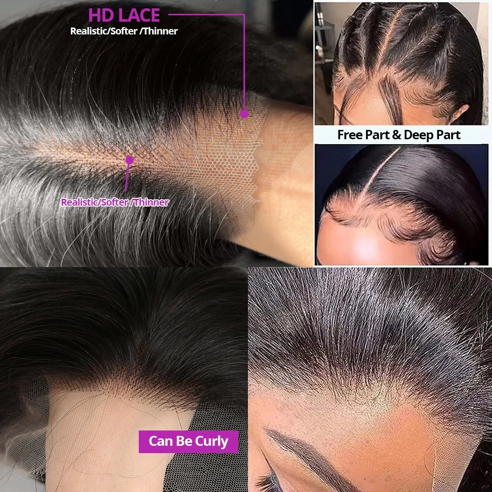 HD Lace Frontal Bob Wig (10–16 Inch Options) - SN Wigs & More