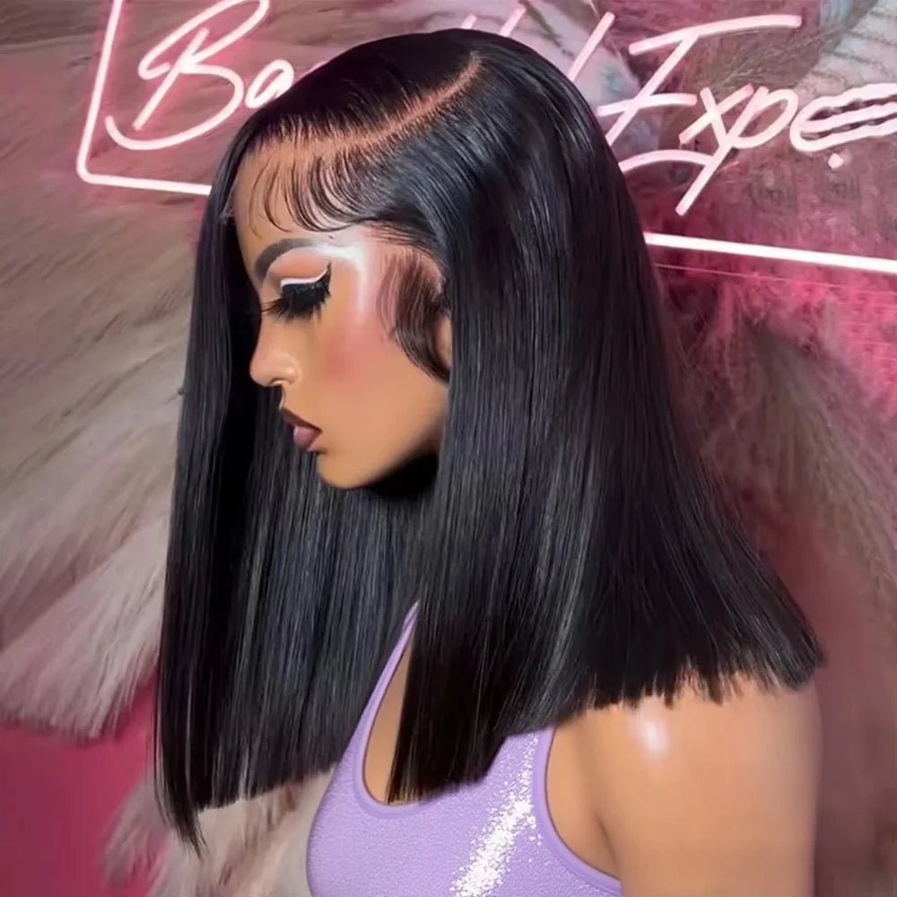 HD Lace Frontal Bob Wig (10–16 Inch Options) - SN Wigs & More