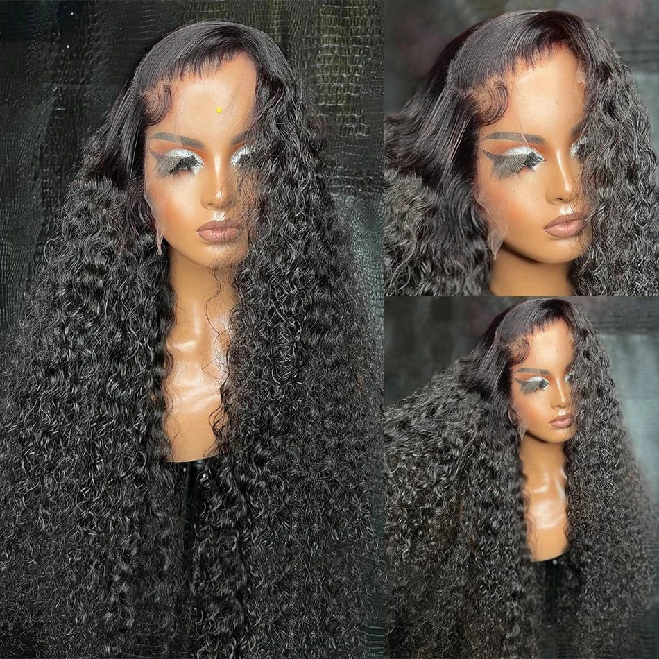 Hd Lace Wig 13x6 Human Hair Deep Wave Frontal Wig 30 40Inch Curly Wigs For Women Brazilian Hair 13x4 Water Wave Lace Front Wig