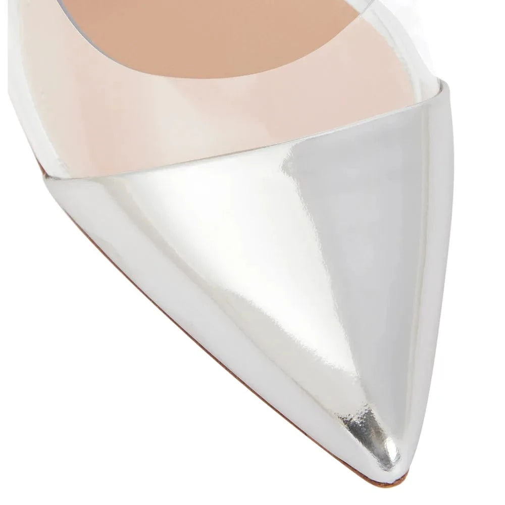 Heeled Pumps 6cm Stiletto Pointed Toe Office Ladies Heels Women High Heel Dress  Clear Shoes