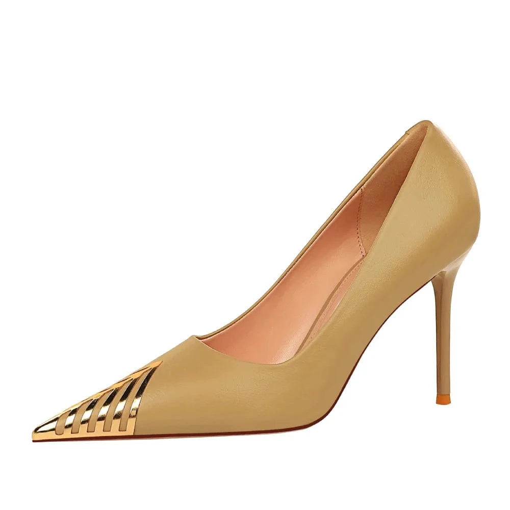 High Heels Women's Stiletto Heels  Autumn New All-match Women's Shoes Black Sexy Temperament Pointed Toe Single Shoes Women