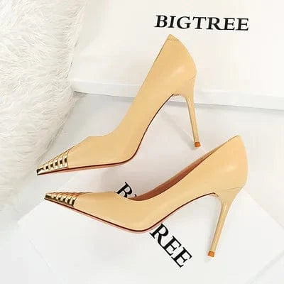 High Heels Women's Stiletto Heels  Autumn New All-match Women's Shoes Black Sexy Temperament Pointed Toe Single Shoes Women