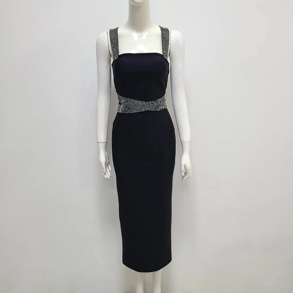 High Quality 2024 New Arrival Sexy Black Dress For Party Birthday Dress