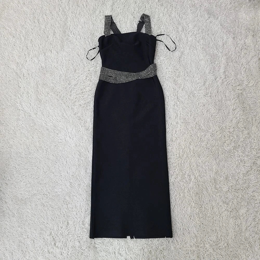 High Quality 2024 New Arrival Sexy Black Dress For Party Birthday Dress