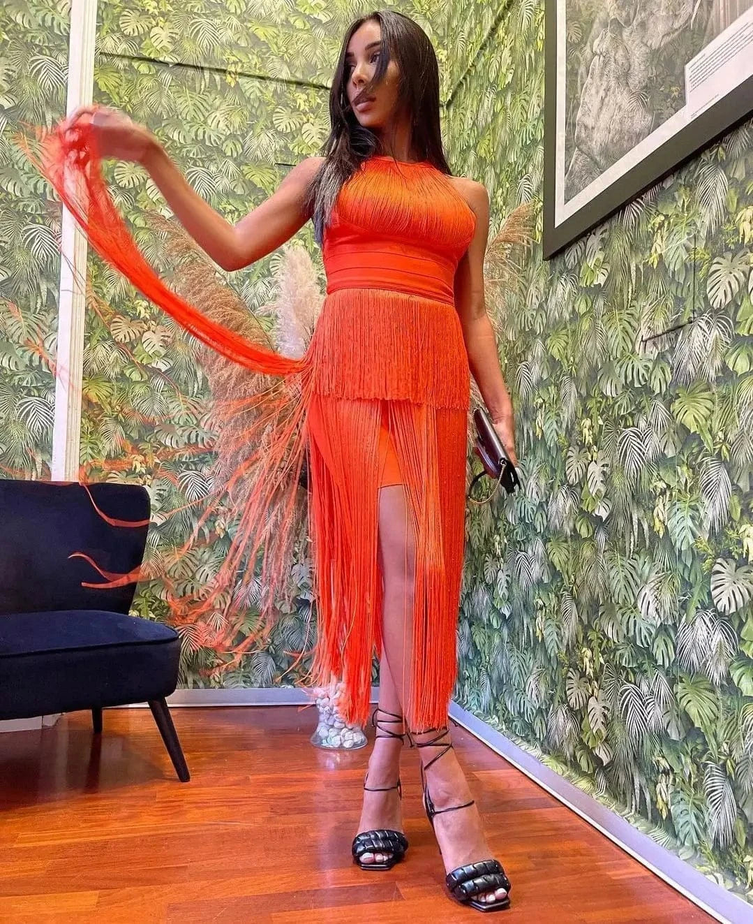 High Quality Celebrity Evening Nightclub Wear Cocktail Party Dress